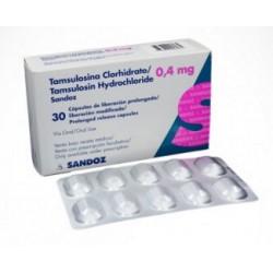 Tamsulosina Clorhidrato 0,4 mg Cápsulas De Liberación Prolongada Sandoz (Envíos Regionales y Nacionales) caja*30 unidades