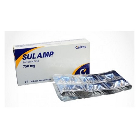 Sulamp 750 mg Tabletas Recubiertas Galeno (Envíos Regionales y Nacionales)caja*14 unidades