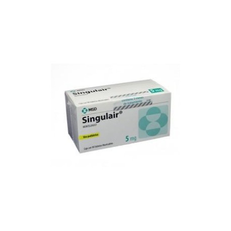 Singulair 5 mg Pediátrico Tabletas Masticables MSD (Envíos Regionales y Nacionales) caja*90 unidades