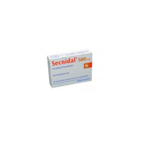 Secnidal 500 mg Comprimidos Recubiertos Sanofi Aventis (Envíos Regionales y Nacionales) caja*4 unidades