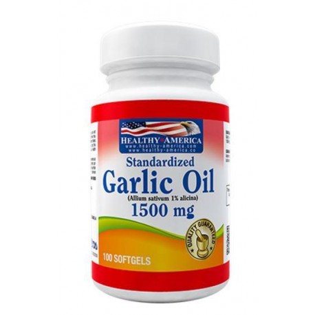 STANDARDIZED GARLIC OIL 1500 mg CAPSULA (ENVIOS REGIONALES Y NACIONAL) FCO*100 UNIDADES