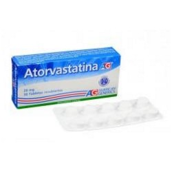 Atorvastatina 20 mg (FARMACUNDINAMARCA) Caja*30 Tabletas Recubiertas American Generics