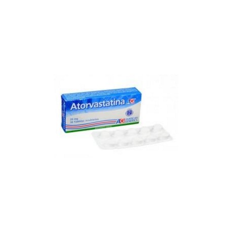 Atorvastatina 20 mg (FARMACUNDINAMARCA) Caja*30 Tabletas Recubiertas American Generics