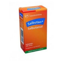 Salbutan 100 mcg Frasco Inhalador GlaxoSmithkline (Envíos Regionales y Nacionales) fco*200 dosis