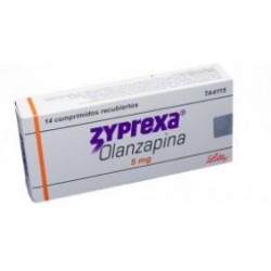 Zyprexa 5 mg Comprimidos Recubiertos Lilly (Envíos Regionales y Nacionales) caja*14 unidades