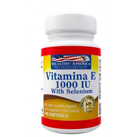 VITAMIN E 1000 IU with SELENIUM (ENVIOS REGIONALES Y NACIONAL) FCO*100 UNIDADES