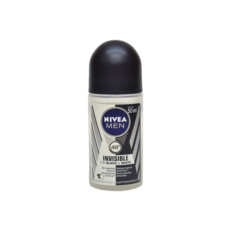 DESODORANTE NIVEA INVISIBLE BLACK & WHITE POWER MEN ROLL ON (envios regionales y nacional )