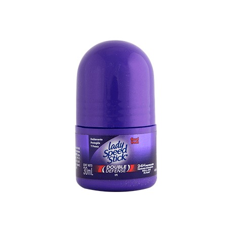 DESODORANTE LADY SPEED STICK DOUBLE DEFENSE FLORAL FRESH ROLL ON (envios regional y nacional) FRASCO*30 ML