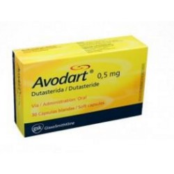 Avodart 0,5 mg (FARMACUNDINAMARCA) Caja*30 Cápsulas Blandas - Glaxosmithkline