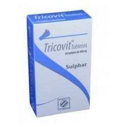 Tricovit 400 mg (ENVIOS REGIONALES Y NACIONAL) Caja*60 Tabletas