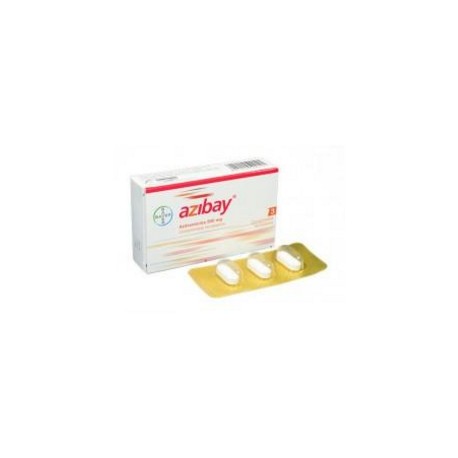 Azibay 500 mg (FARMACUNDINAMARCA) Caja*3 comprimidos Recubiertos Bayer