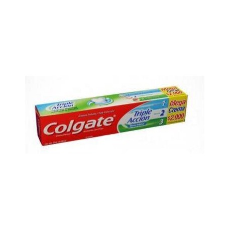 Crema Dental Colgate Triple Acción (ENVIOS REGIONALES Y NACIONAL) Tubo*63 mL