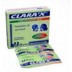 Clarax Caja *12 Tabletas (ENVIOS REGIONALES Y NACIONAL) Masticables Sabor a Menta/Frambuesa