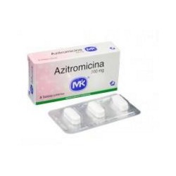 Azitromicina 500 mg (FARMACUNDINAMARCA) Caja*3 Tabletas Cubiertas Tecnoquímicas