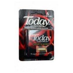 Today Condoms (ENVIOS REGIONALES Y NACIONAL) Lubricado Y Con Espermicida Caja*6 Unidades