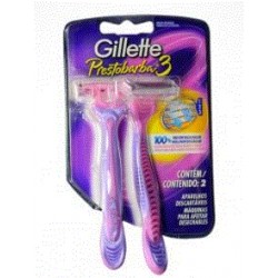 Gillette 3 Prestobarba Empaque*2 Unidades Maquina (ENVIOS REGIONALES Y NACIONAL) Para Afeitar Desechable