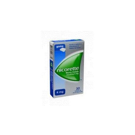 Nicorette 4mg Caja*30 Tabletas Goma Masticables (ENVIOS REGIONALES Y NACIONAL) Sabor Menta Helada