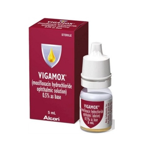 Vigamox (ENVIOS REGIONALES Y NACIONAL) Frasco*5 mL Gotas - Alcon