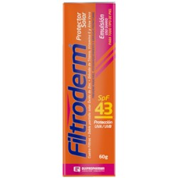 FILTRODERM EMULSION (envios regionales y nacional) Tubo*60.00 Grs