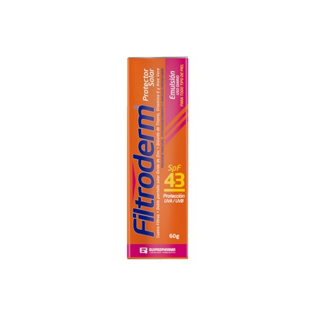 FILTRODERM EMULSION (envios regionales y nacional) Tubo*60.00 Grs