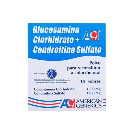 GLUCOSAMINA/CONDROITINA (AG) Caja*15.00 Unidades