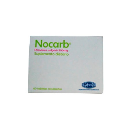 NOCARB 500 MG ( envíos regionales y nacional) CAJA*60 TAB