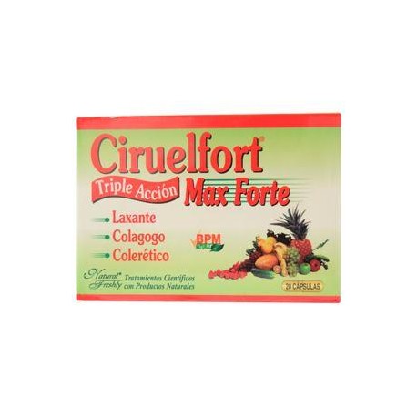 CIRUELFORT MAX FORTE TRIPLE AC (envios regionales y nacional) Caja*20.00 Tab