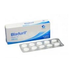 Bladuril 200 mg (FARMACUNDINAMARCA) Caja*10 Tabletas Cubiertas Tecnoquímicas