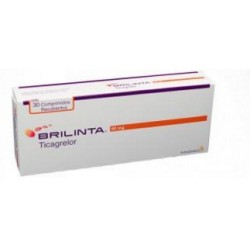 Brilinta 90 mg (FARMACUNDINAMARCA) Caja*30 Comprimidos Recubiertos – Astrazeneca