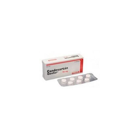 Candersartán 16 mg (FARMACUNDINAMARCA) Caja*14 Tabletas Genfar