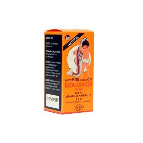 ACEITE DE BACALAO CON OMEGA 3 Frasco*120.00 Ml (envios regionales y nacional)
