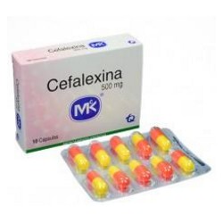 Cefalexina 500 mg (FARMACUNDINAMARCA) Caja *10 Cápsulas Tecnoquímicas