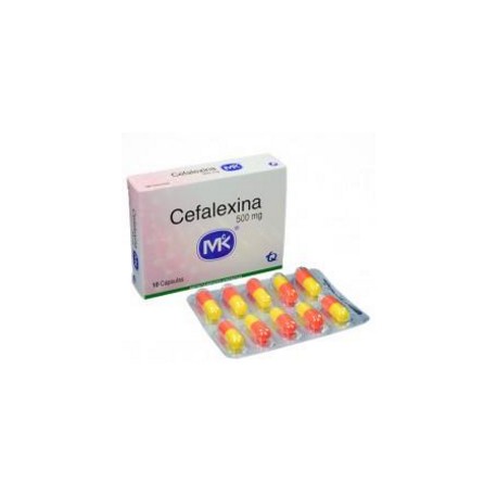 Cefalexina 500 mg (FARMACUNDINAMARCA) Caja *10 Cápsulas Tecnoquímicas