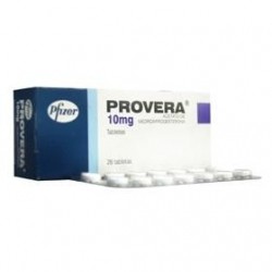 PROVERA 10 MGR (FARMACUNDINAMARCA) CAJA*28 TABLETAS