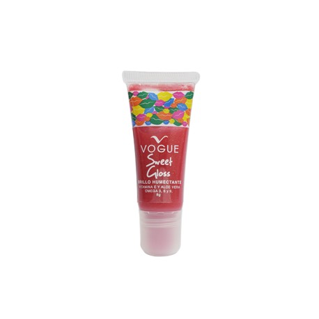 BRILLO SWEET GLOSS VOGUE FRAMBUESA Tubo*8.00 Grs ( ENVIOS REGIONALES Y NACIONAL)