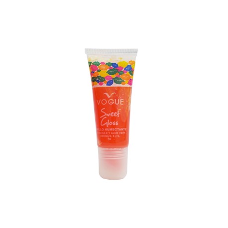 BRILLO SWEET GLOSS VOGUE FRUTOS ROJO TUBO*8 GRS ( ENVIOS REGIONALES Y NACIONAL)