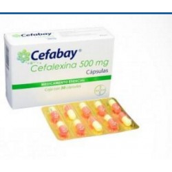 Cefabay 500 mg (FARMACUNDINAMARCA) Caja*30 Cápsulas Bayer