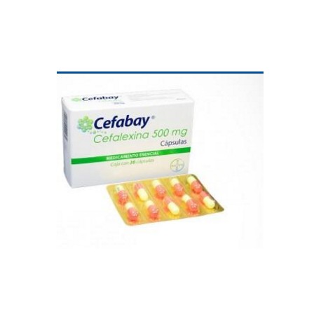 Cefabay 500 mg (FARMACUNDINAMARCA) Caja*30 Cápsulas Bayer