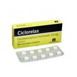 Ciclorelax 10 mg (FARMACUNDINAMARCA) Caja*20 Comprimidos Recubiertos - Roemmers