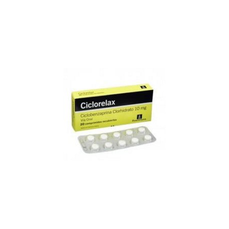 Ciclorelax 10 mg (FARMACUNDINAMARCA) Caja*20 Comprimidos Recubiertos - Roemmers