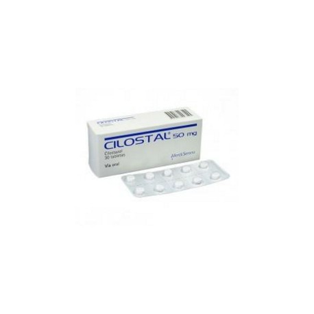 Cilostal 50 mg ( ENVIOS REGIONALES Y NACIONAL) Caja*30 Tabletas - MerckCilostal 50 mg - Merck