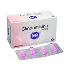 Clindamicina 300 mg (FARMACUNDINAMARCA) Caja *24 Cápsulas - Tecnoquímicas