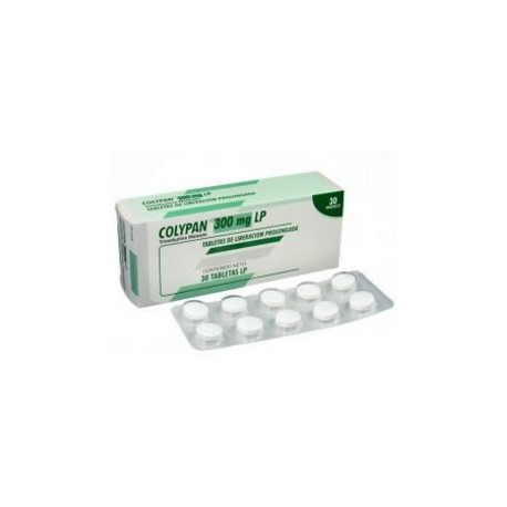 Colypan 300 mg LP (FARMACUNDINAMARCA) Caja*30 Tabletas – Farma De Colombia