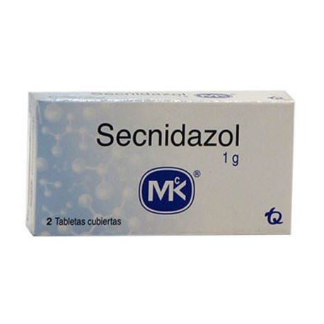 SECNIDAZOL 1GR (FARMACUNDINAMARCA) CAJA *2 TABLETAS