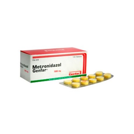 METRONIDAZOL*500 MG (FARMACUNDINAMARCA) CAJA*10 TABLETAS GENFAR