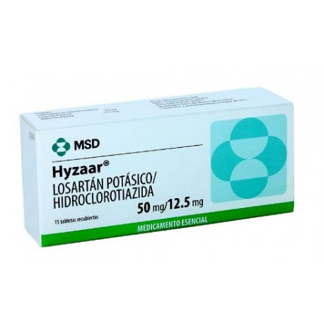 Hyzaar 50 mg / 12.5 mg Tabletas Recubiertas MSD (Envíos Regionales y ...