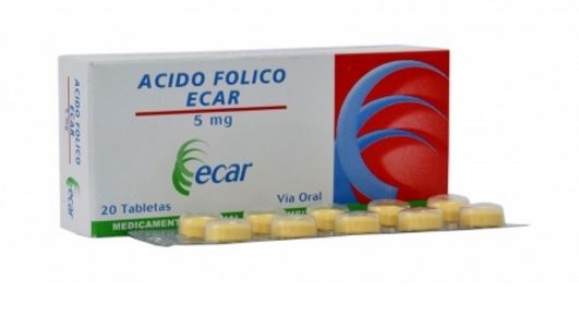 ACIDO FOLICO 5 MG (ECAR)