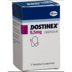 Dostinex 0,5 mg (ENVÍOS REGIONALES Y NACIONAL) Frasco*2 Tabletas - Pfizer