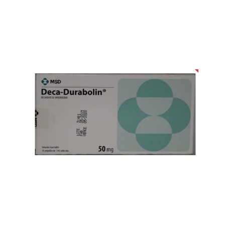 DECA-DURABOLIN 50 MG (DECANOATO DE MANDROLONA) (NO SE AUTOFORMULE) CAJA*10 AMPOLLAS