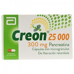 CREON 25000 CAJA * 50 tabletas (Envíos a todos los municipios de Cundinamarca)